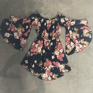 Off the shoulder romper